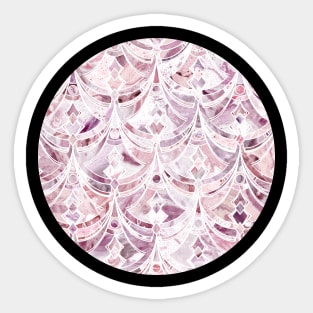 Berry Frosting Art Deco Pattern Sticker